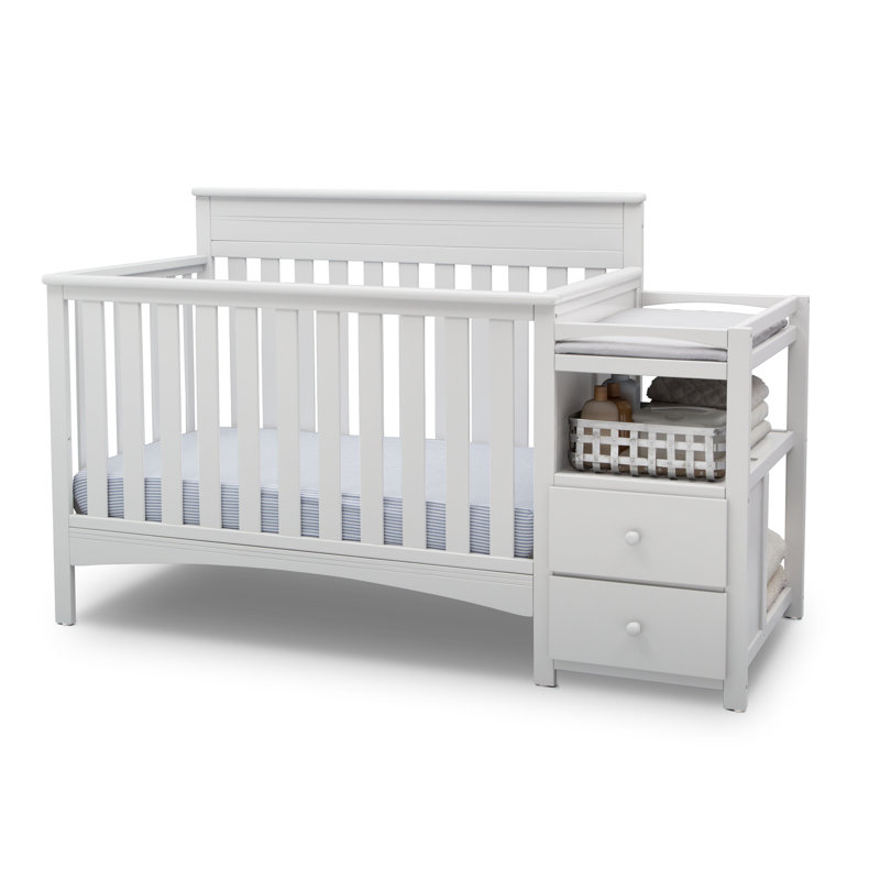 Delta Children Presley 3in1 Convertible Crib and Changer & Reviews